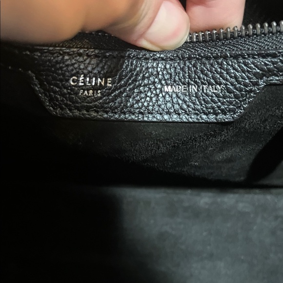 Celine Black Leather Tote Bag - Picture 5 of 11